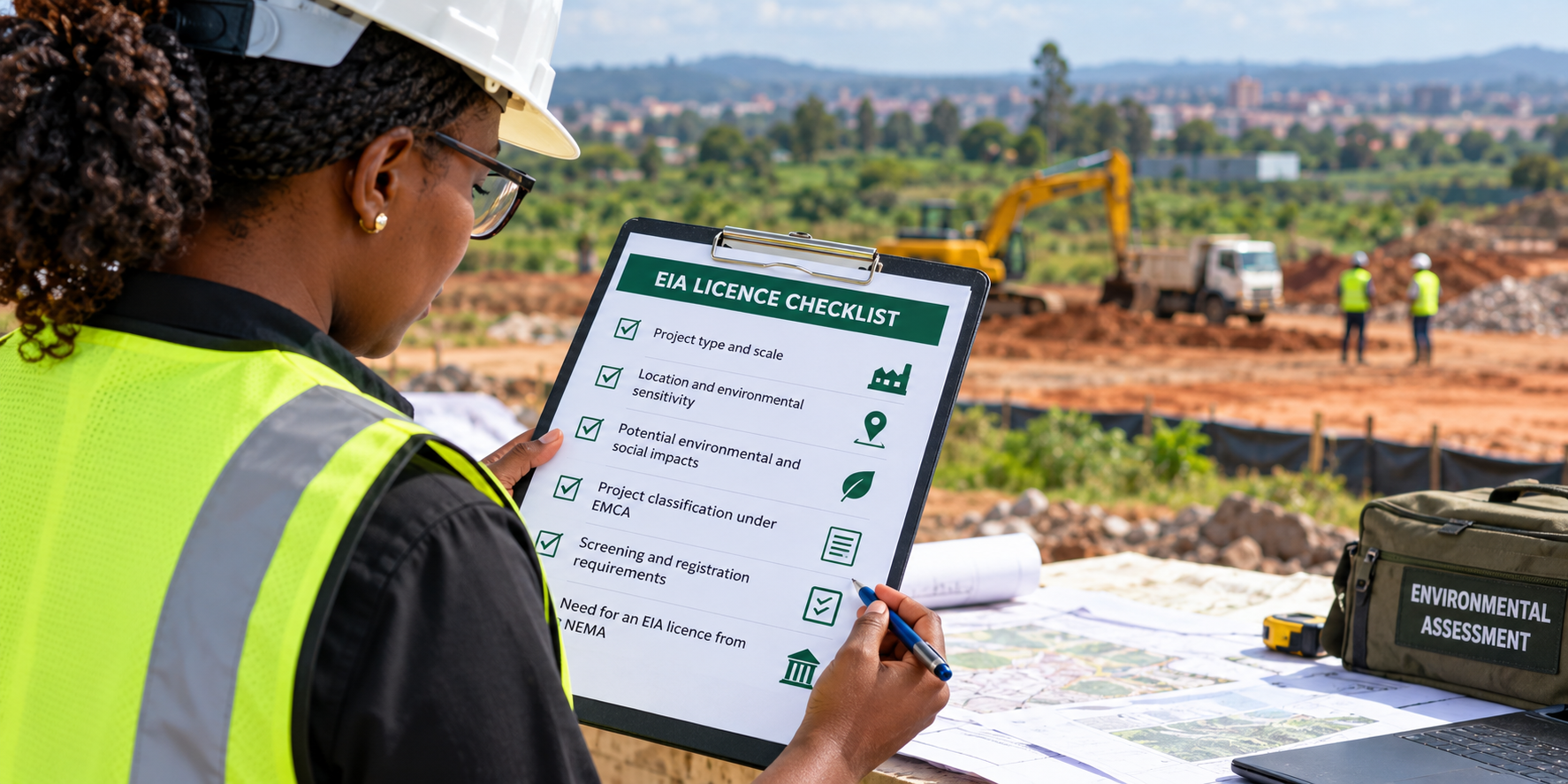 Checklist for deciding whether a project in Kenya needs an EIA licence